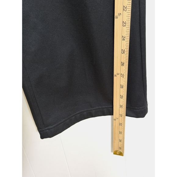 Reebok Pull On Track Pants Size XL Black Drawstring Waist Straight Leg Sweats - Picture 5 of 10